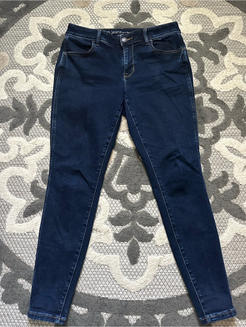 Maurices Dark Blue Skinny Jeans